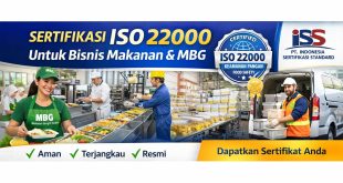 sertifikat ISO 22000 katering MBG