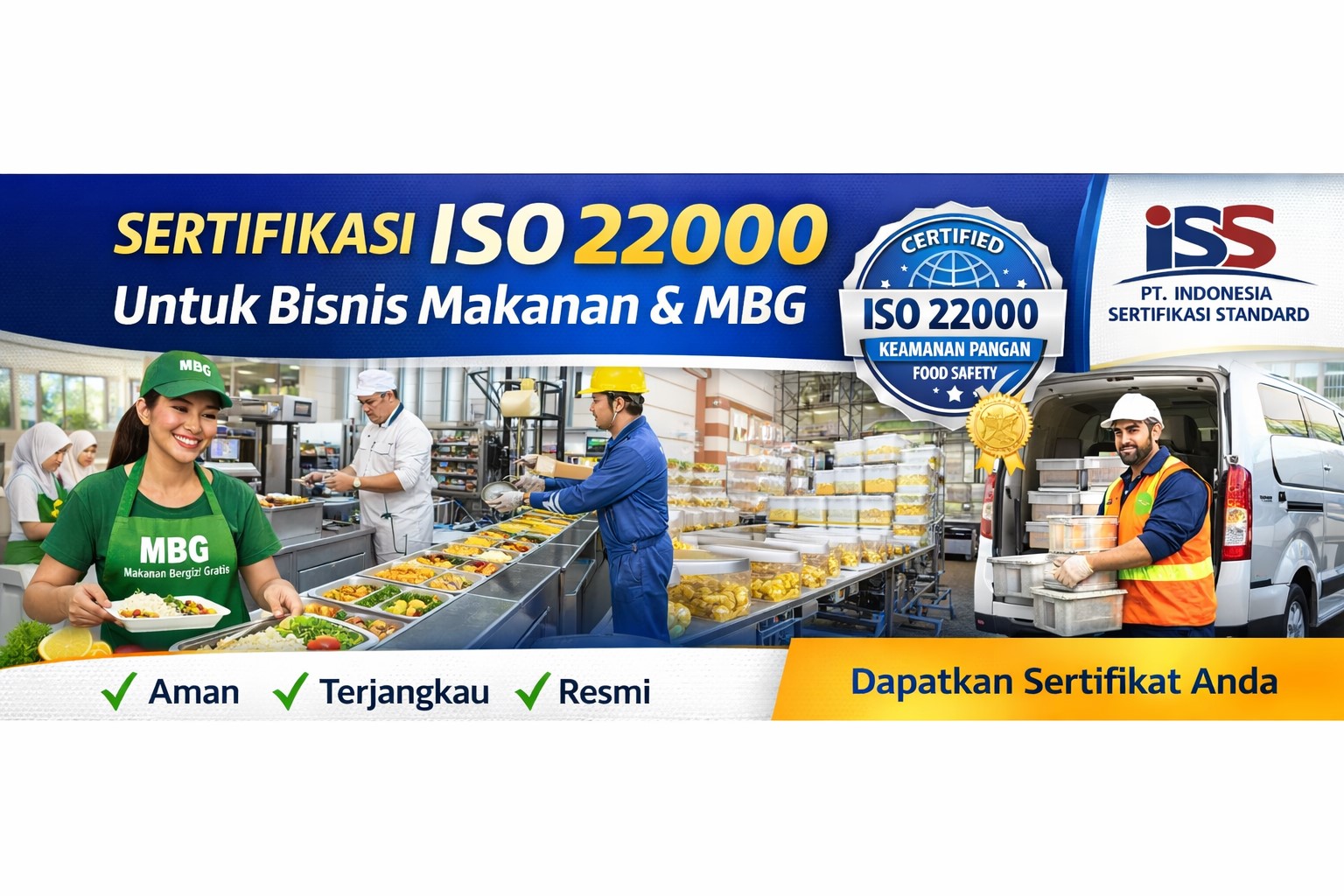 Sertifikasi ISO 22000 untuk Program Makanan Bergizi Gratis (MBG)