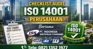 checklist audit ISO 14001 perusahaan