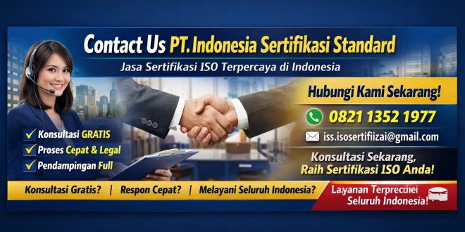 Konsultan ISO terpercaya Indonesia hubungi sekarang