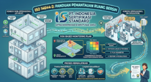 ISO 14644-2 Cleanroom Monitoring untuk Standar Kebersihan Ruang Bersih bersama PT. indonesia Sertifikasi Standard