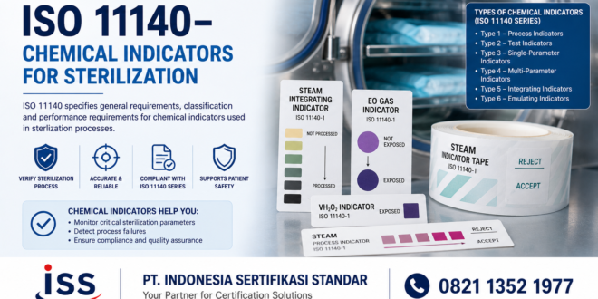 ISO 11140– Chemical Indicators for Sterilization