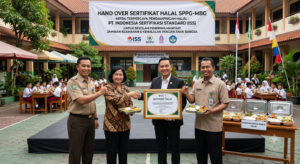 hand over sertifikasi halal SPPG-MBG bersama pt.indonesia sertifikasi standard