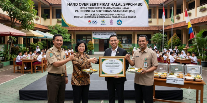hand over sertifikasi halal SPPG-MBG bersama pt.indonesia sertifikasi standard