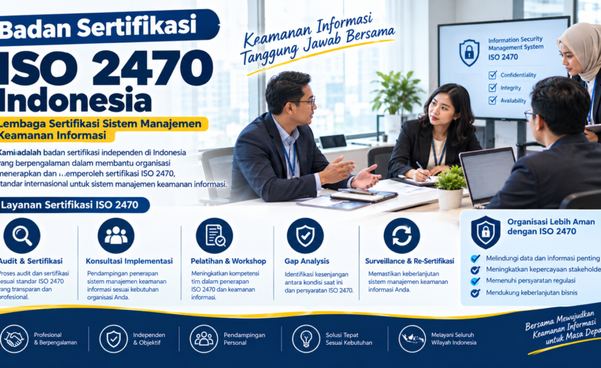 Badan Sertifikasi ISO 2470 Indonesia